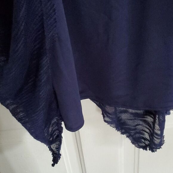 Altar'd State Navy Trapeze Hem Layered Dress - Picture 5 of 8